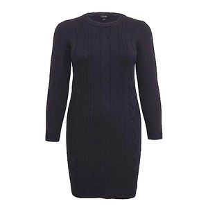 Torrid Cable Knit Bodycon Sweater Dress (NWOT)